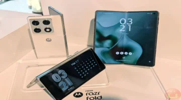 مواصفات هاتف موتورولا Razr Fold الجديد بكاميرات 50MP وبطارية ضخمة في MWC2026